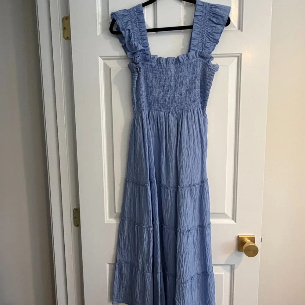 Hill House Nap Dress Blue Large - Picture 2 of 3